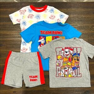 Nickelodeon Paw Patrol Kids T-Shirts and Shorts Set Size 4T